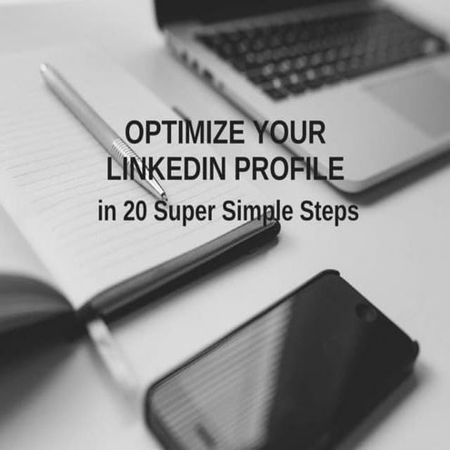 Optimize your LinkedIn Profile TPL
