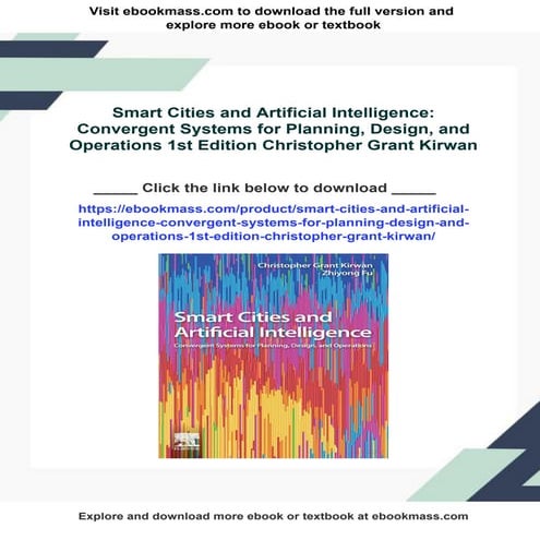 Smart Cities and Artificial Intelligence: Convergent Systems for Planning, De...