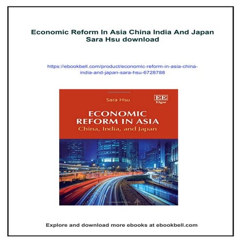 Economic Reform In Asia China India And Japan Sara Hsu