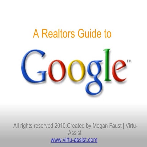 A Realtors Guide to Google