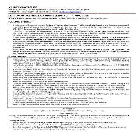 Nairita Chatterjee Resume