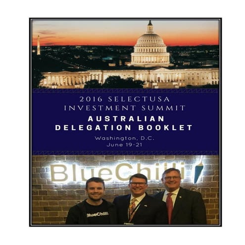 SelectUSA 2016 Delegation Booklet