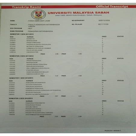sijil 1 (1) | PDF