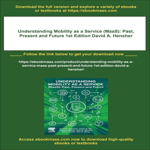 Understanding Mobility as a Service (MaaS): Past, Present and Future ...