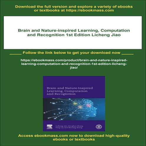 Brain and Nature-inspired Learning, Computation and Recognition 1st Edition L...