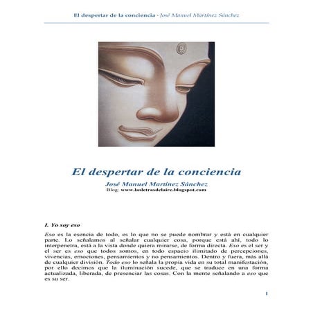 El Despertar de la Conciencia - Jose Manuel Martinez Sanchez | PDF