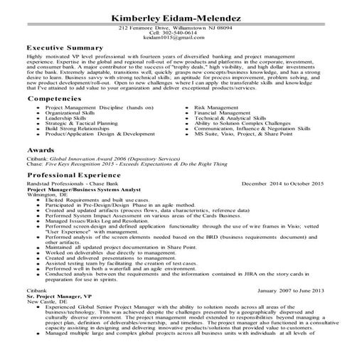 160929 SS CV in WB and ADB Format | PDF