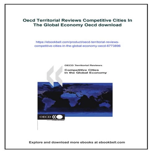 Oecd Territorial Reviews Competitive Cities In The Global Economy Oecd ...