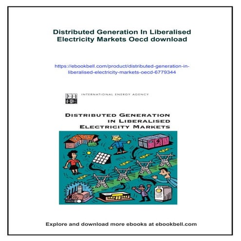 Distributed Generation In Liberalised Electricity Markets Oecd