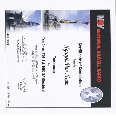 Top Drive Electrical