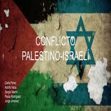 Conflicto palestino-israelí