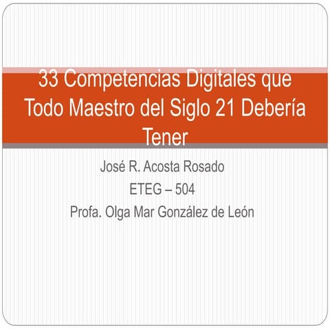 33 competencias