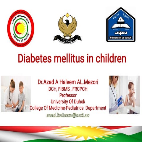 Pediatrics diabetic mellitus | PPT
