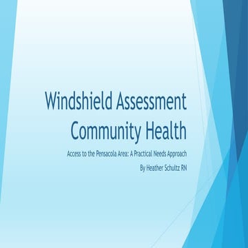 Windshield Assessment Community Health