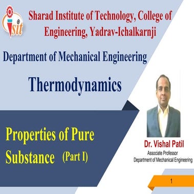 Properties of Pure Substance (Basic of thermal Engineering)
