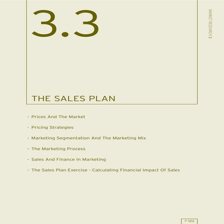 33 Sales Plan