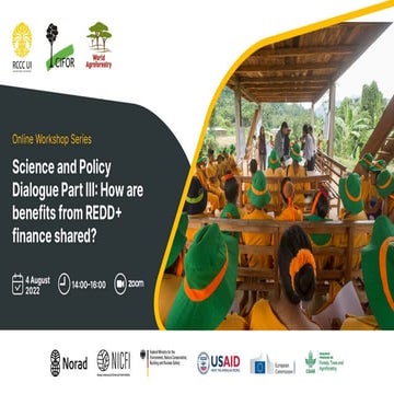 Incentives and Benefit Sharing for climate change mitigation | PDF