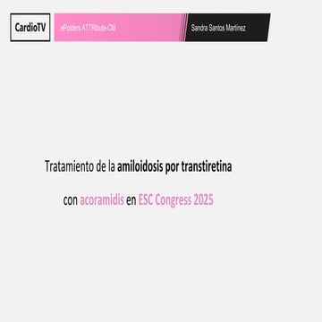 ePosters ATTRibute-CM ESC Congress Madrid 2025 | PDF