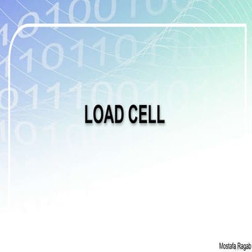 Types of load cell and principle 
