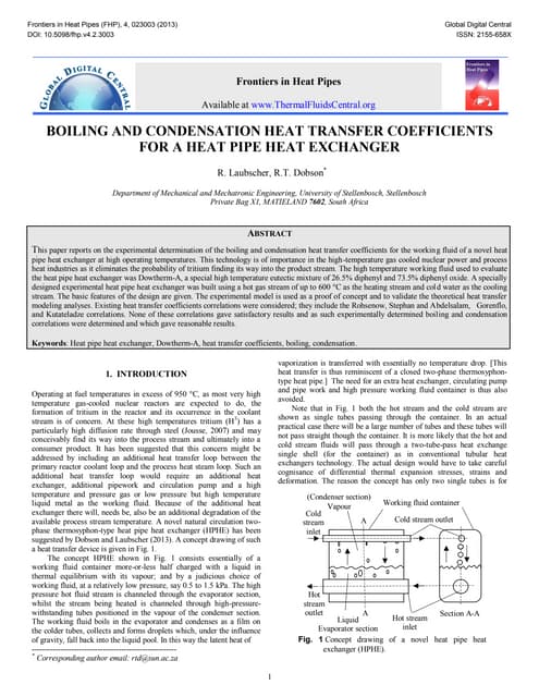 NUMERICAL SIMULATIONS OF HEAT AND MASS TRANSFER IN CONDENSING HEAT ...