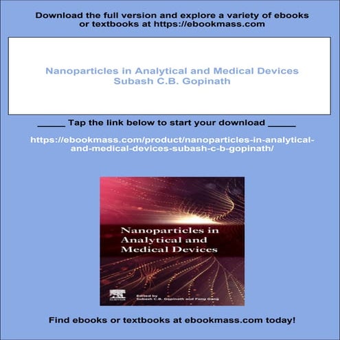 Nanoparticles in Analytical and Medical Devices Subash C.B. Gopinath | PDF