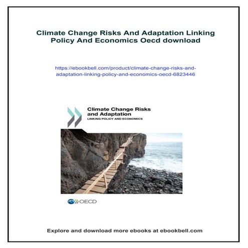 Curated visual reference: Picture Idea: Climate Change Risks And Adaptation Linking Policy And Economics Oecd