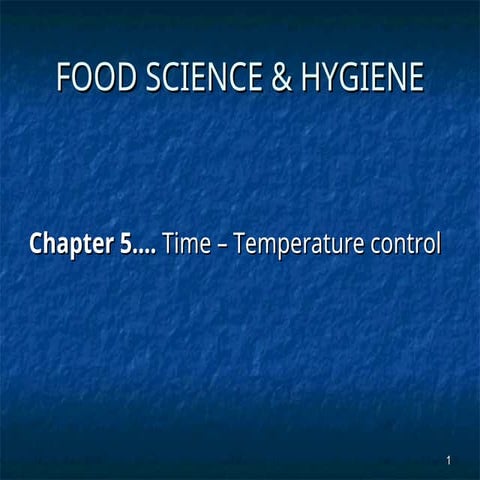 Food Science & Hygiene training slides.. | PPT