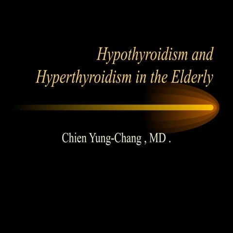 Hypothyroidism and Hyperthyroidism