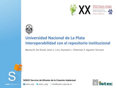 Interoperabilidad con el repositorio institucional
