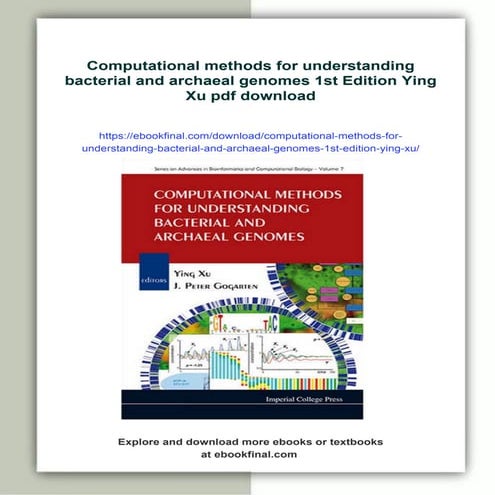 Computational methods for understanding bacterial and archaeal genomes ...
