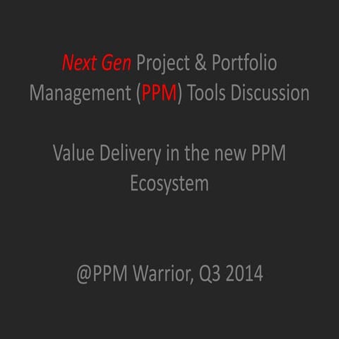 NextGen PPM