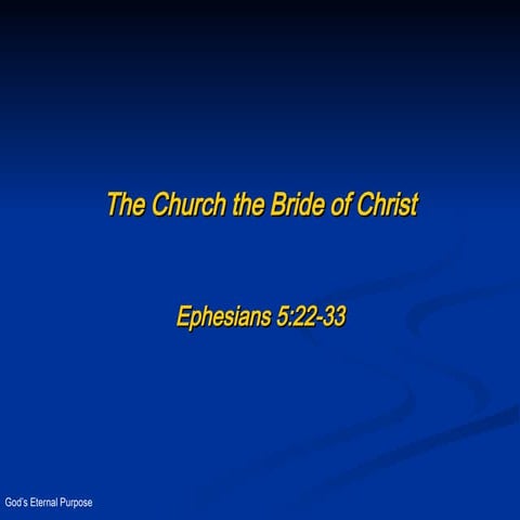 Biblical Marriage Sermon Presentation.ppt
