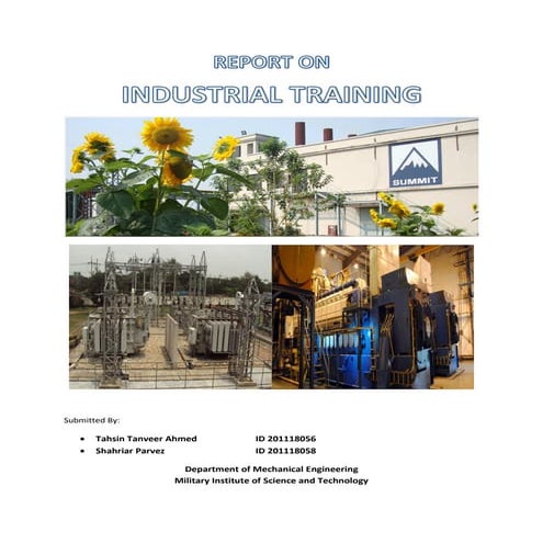 Report on Industrial Training | PDF