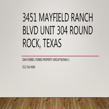 3451 mayfield ranch blvd