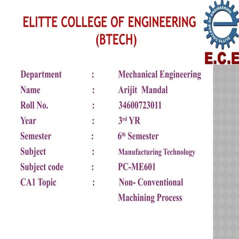 34600723011_Arijit Mandal_Manufacturing Technology.pptx