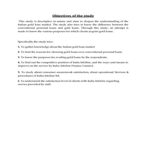 parma project on IIFL Gold Loan