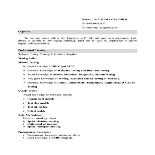 Uday_Mirji_Fresher_2015_Resume