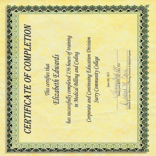 MBC Certificate | PDF