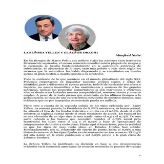 LA SRA YELLEN Y EL SR DRAGHI