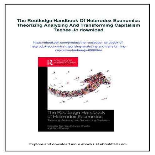 The Routledge Handbook Of Heterodox Economics Theorizing Analyzing And ...