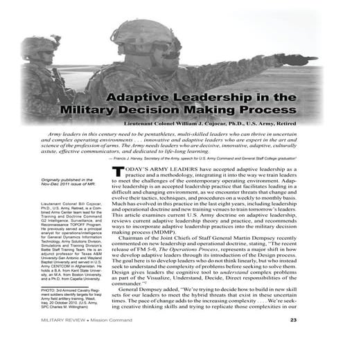 ADRP 6 -2 2 | PDF