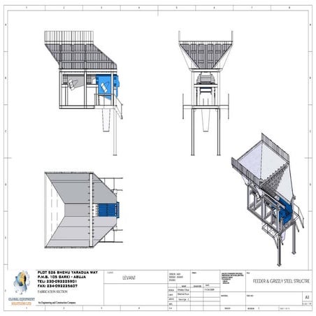 FEEDER & GRIZZLY STEEL STRUCTRE