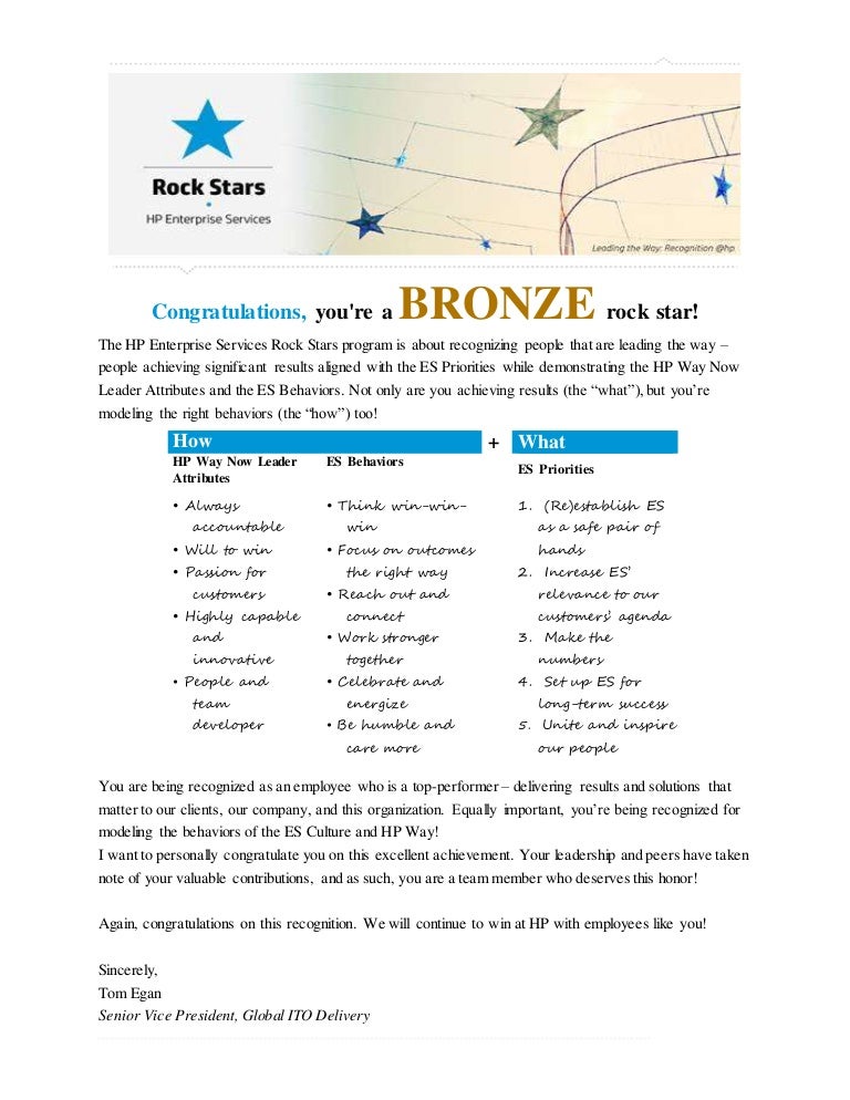 HP Awards and Recognition