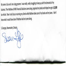 SUE GEORGAS TESTIMONIAL 2