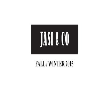 FW2015 Jasi & Co Lookbook