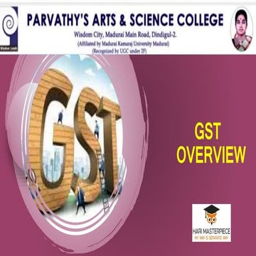 (34) gst overview  hari master piece