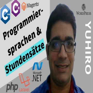 34 Programmiersprachen und deren Stundensätze