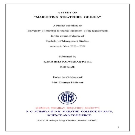 Marketing Strategies of IKEA