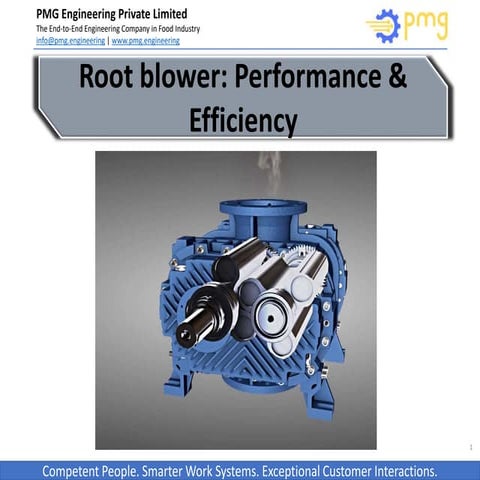 Root blower - Performance  Efficiency.pptx