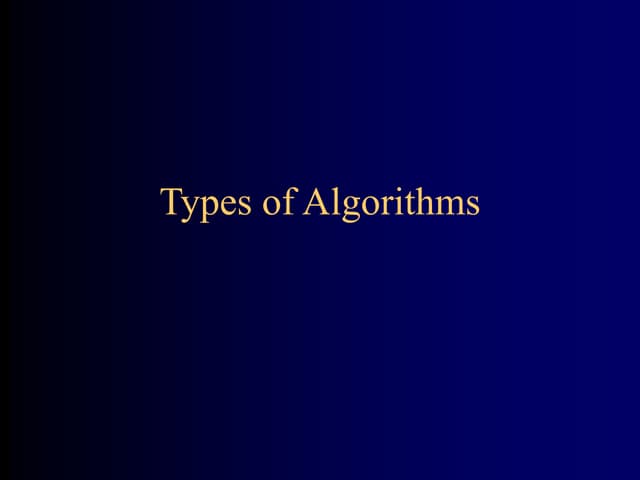 35 algorithm-types